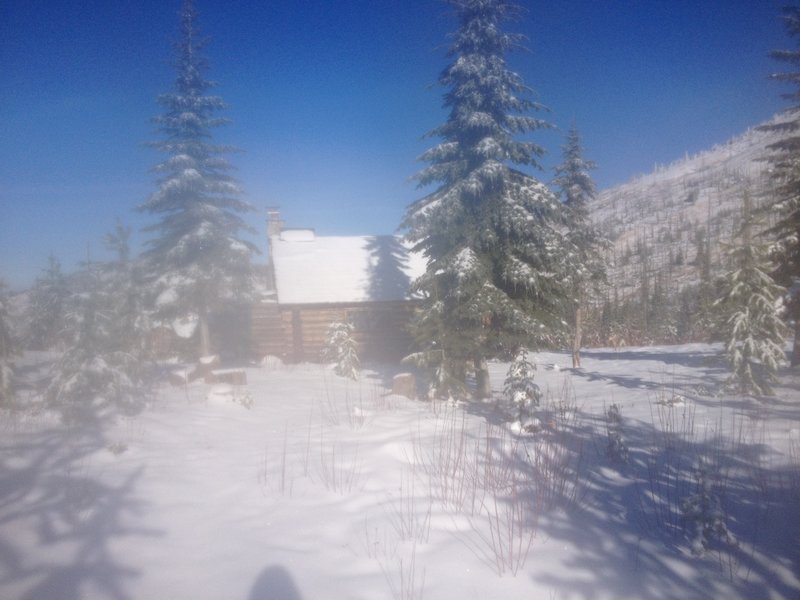 Snow Creek Cabin, sorry for the foggy lens...