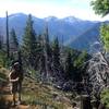 Looking south towards Gray Wolf and Cameron Valley's.