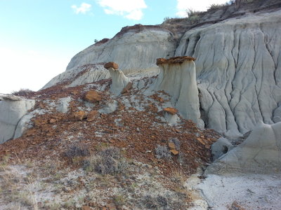 Some of the cool rock formations found on the Maah Daah Hey Trail