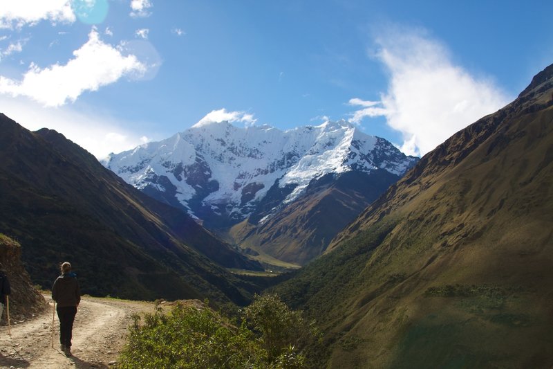 Peru - Salkantay Trek 006 - approaching Nevado Tucarhuay