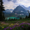 Grinnell Lake overlook.