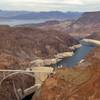 Hoover Dam from above.