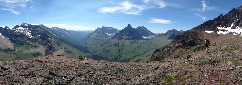 Looking west off Two-Medicine Pass