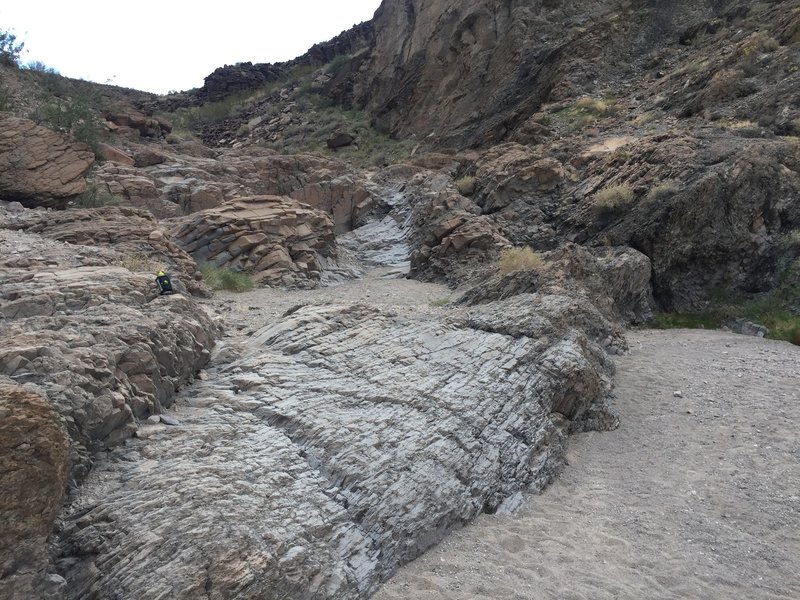 First "waterfall" on the 100 trail. Not even a scramble to get up.