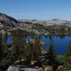 Lower Ottoway Lake from the Red Peak Pass trail.