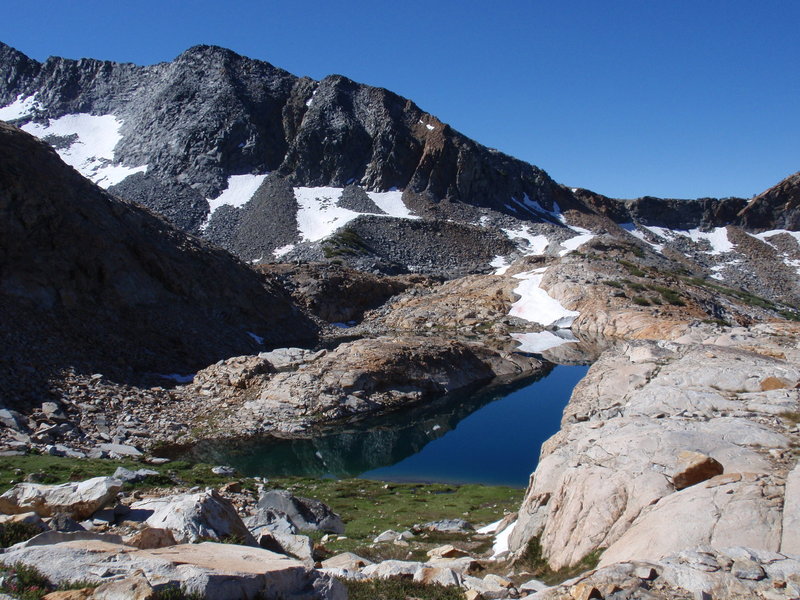 You'll have to cross Ottoway Tarn if you want to finish the Red Peak Pass Trail.