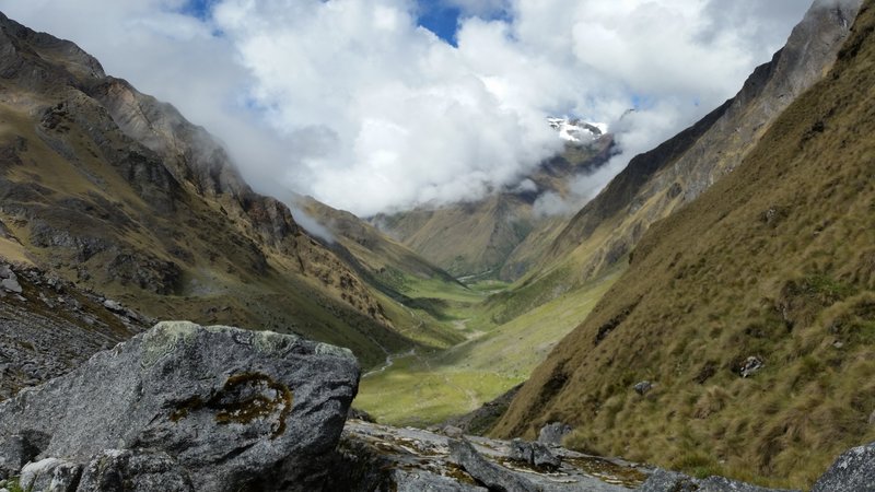The landscape becomes more stark but no less beautiful along this section of the Salkantay Trail.