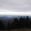 Watching the clouds rolling in from the west at the top of Spencer Butte.