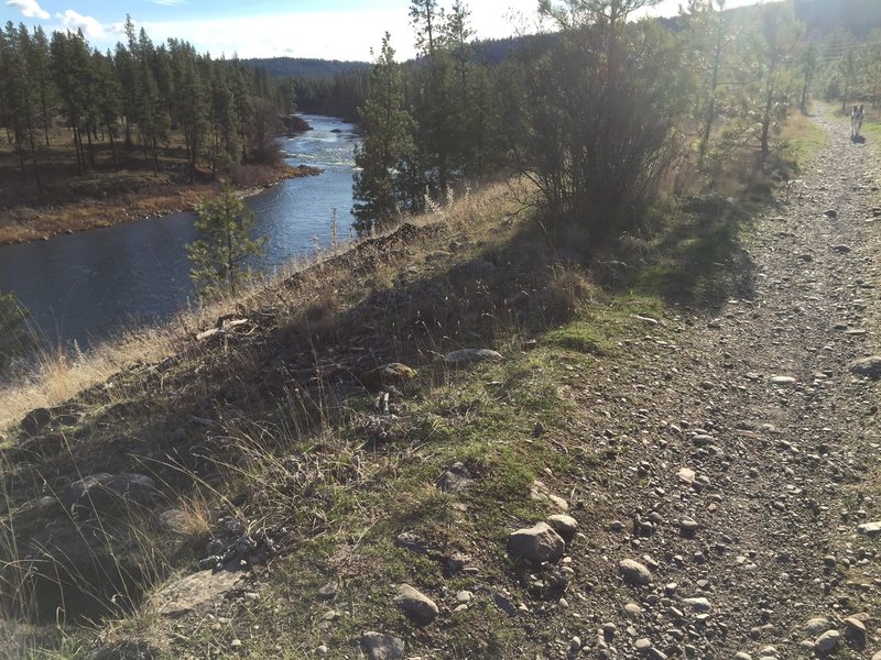 Amazing view as you travel south bound on Trail 25.