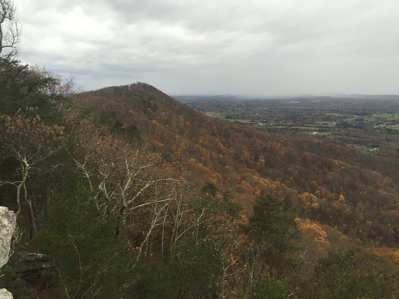 The scenery from the West Overlook.