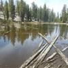 Lake on the Clouds Rest Trail and the only reliable water source.