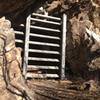 An old mine on the Sullivan Lakeshore Trail, the openings let the bats into the cave.