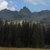 Mount Ansel Adams as seen from near the Merced River Shelf.