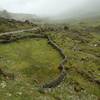 Homesteading, Andes style.  Our understanding is that locals can develop a section of land and if they live on it for a period of time each year, they can get the rights to the land.  In this picture, this development appears to be a horse corral.