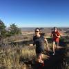 Denver and Golden in the background on Shorthorn Trail.