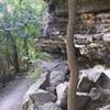 Some of the rock formations seen on the Violet Crown Trail.