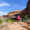 Great trail for a short run. Enjoy the arch at the end!