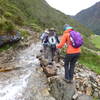 A particularly damp section of the trail.