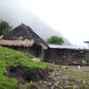 A rare homestead along the trail... note the solar panel.