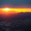 Sunrise and the Salton Sea down the valley