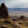 Prominent geology is scattered over the Cactus to Clouds trail.