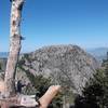 A view of the backside of Flattop from the Naomi Peak National Recreation Trail.