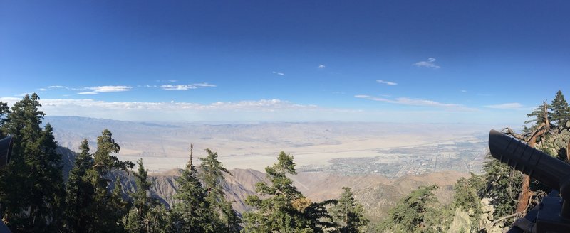 Amazing view from the top of the tram.