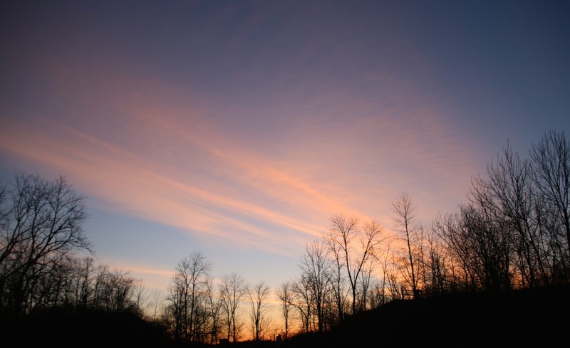 Butler Lake area at dawn in mid spring.