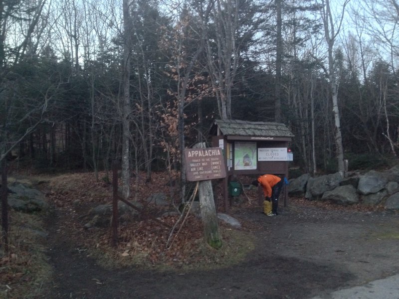 A shot from the Presidential Traverse trailhead.