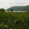 Looking west, northwest from the Ice Age Trail in Indian Lake Park .