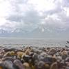 The Lakeshore Trail in Grand Teton National Park is a great place to take photos across Jackson Lake.