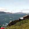 Great panorama views of the other side of Golden Gate Bridge and Marin.