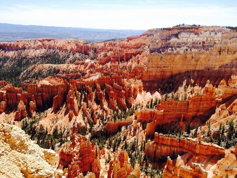 Inspiration Point view from the Navajo Trail.