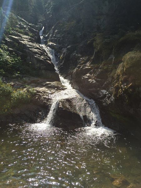 Aster Falls, well worth the spur trail.