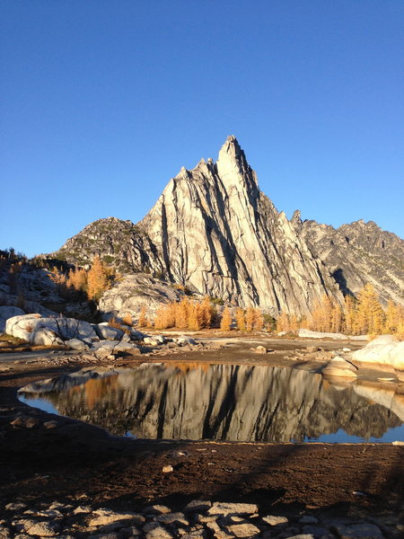 Gnome Tarn, looking toward Mount Prusik.