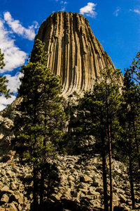Devil's Tower from the beginning of the loop trail that goes all the way around the tower.