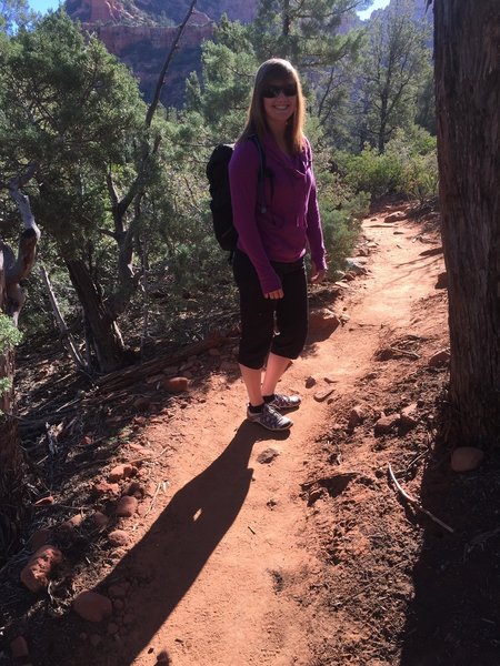 On the trail to Devil's Bridge!