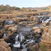 The waterfall at Bourke's Luck Potholes.