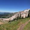 Panoramic shot just before Panorama Point while on the Skyline Trail.