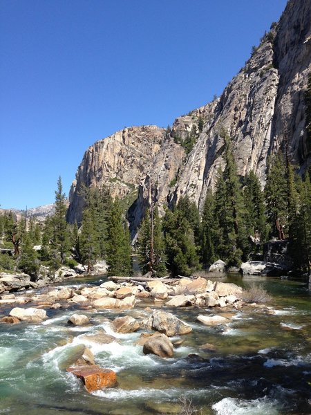 Waterwheel Falls Trail.