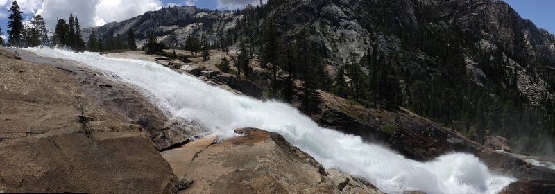 Waterwheel cascades.