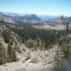 Views of Granite Basin from Granite Pass on the Simpson Meadow Trail.