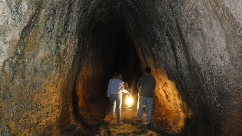 The Ape Cave (Lava Tube) is the main attraction.