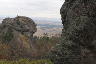 Great views can be had from the Iller Creek & Rocks of Sharon Trail.