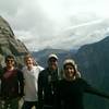 On top of the Upper Yosemite falls trail.