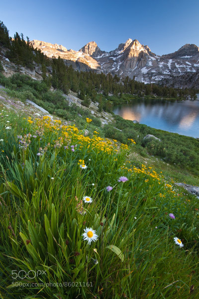 Rae Lakes, Pacific Crest Trail, Kings Canyon National Park.