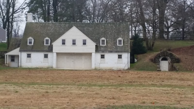 Old-looking building on the Knox Estate portion of Valley Forge National Historical Park.