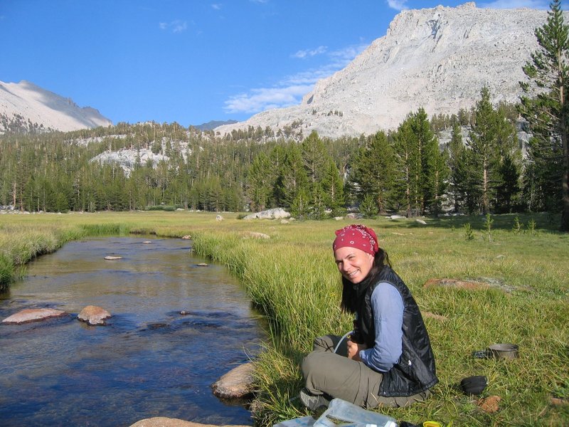 Crabtree Meadow behind Whitney