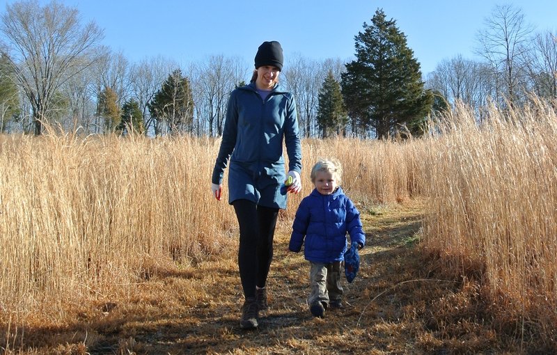 The Holman Loop is perfect for families with young children even in winter!