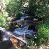 A small bridge over Bishop Creek along the Piute Pass Trail.